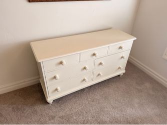 Pottery Barn 7-Drawer Dresser - Classic White - $295