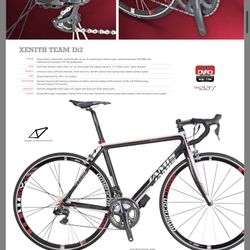 Jamis Pro Racing bike . Like New XENITH TEAM Di2 on modulus carbon 