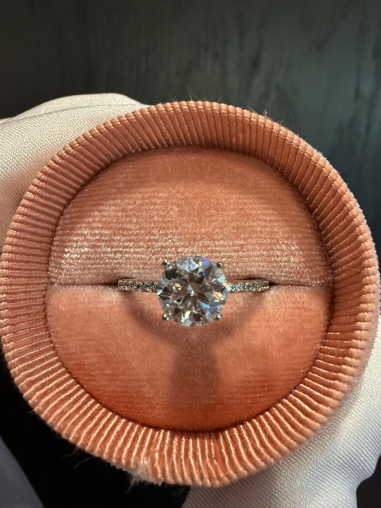 Moissanite Engagement Ring size 7 & 8