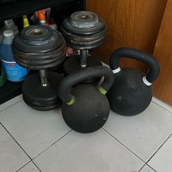 Kettlebells& Dumbbell 