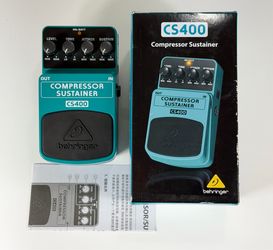 Behringer CS400 Compressor/Sustainer Ultimate Dynamics Effects Pedal