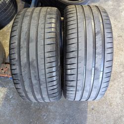 255/40ZR20 MICHELIN PILOT SPORT 4S PAIR OF TIRES 