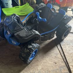 Power Wheels Desert Racer Ride On Power Car - Blue  FBM95