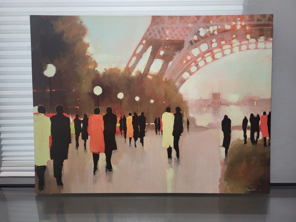 Canvas Art Modern Large Painting France Eiffel Tower