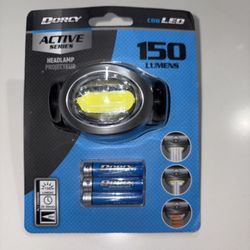 Dorcy 41-2095 17 Lumens Bi-Pin Krypton Adjustable LED Headlight with Batteries