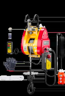 VEVOR Portable Electric Traction Hoist 0.5T 1100-2200 lb 110-120V