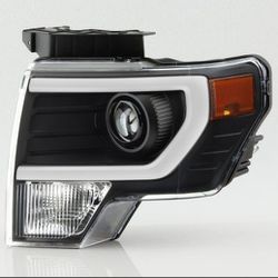 Ford F150 09-14 Headlights With Led Accent