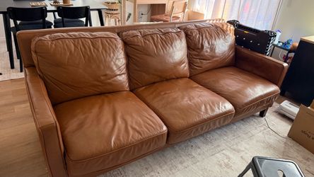 Leather couch