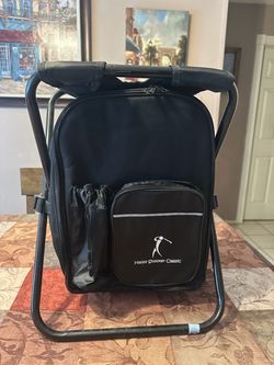 SMALL BACKPACK COOLER CHAIR IDEAL FOR CAMPING IN GREAT CONDITION