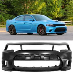 NEW dodge charger front bumper Fits 2015 to 2023 NEVER BEEN FOLDED Primed Ready to Paint