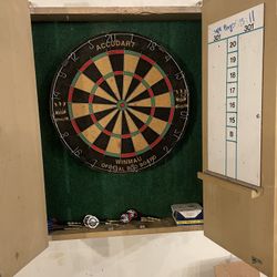 Dart Board Cupboard