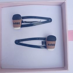 Coffee Cup Magnetic Hair Clips