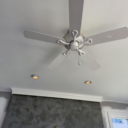 White Interior Fan by Hunter 