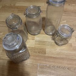 Latch Lid Canning Glass jars
