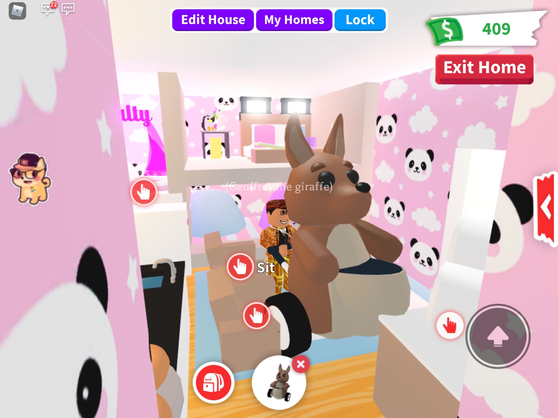 Trading Roblox Adopt Me Kangaroo Stroller For Sale In Cypress Ca Offerup - roblox trading adopt me