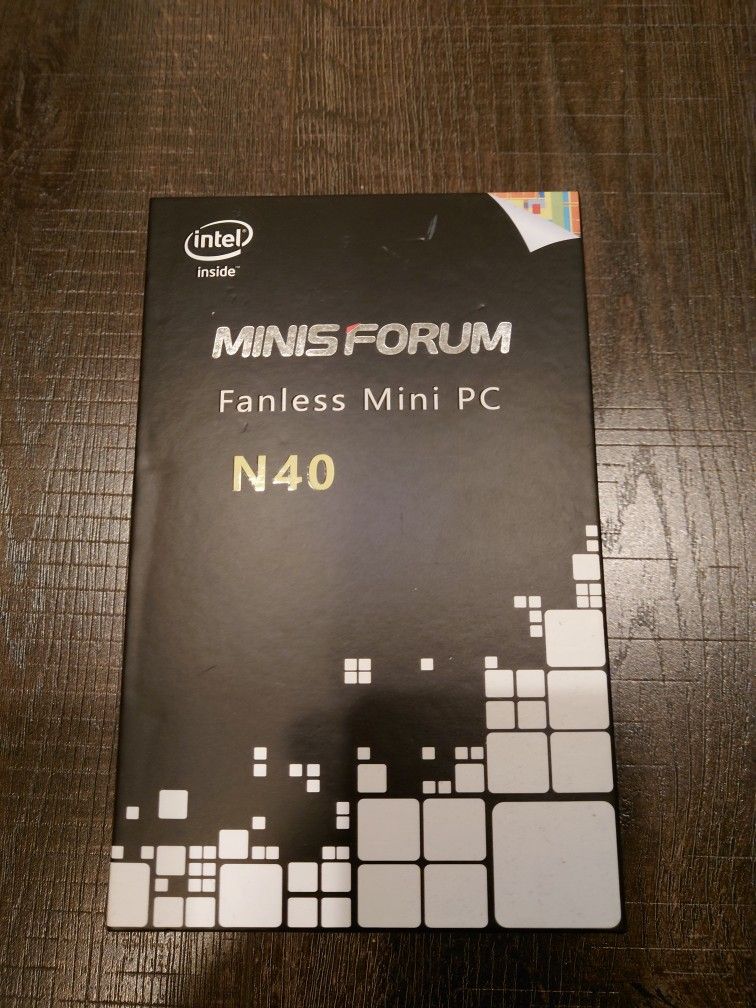 Minisforum N40 Fanless Mini PC Win11 Intel Celeron N4000 4GB 64GB
