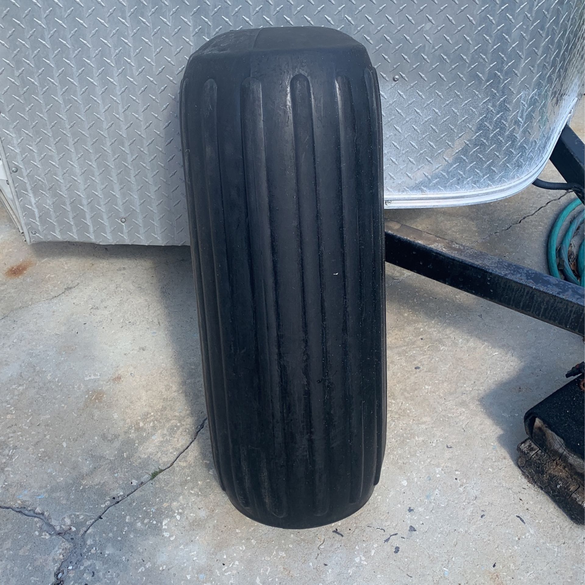 Large Black Boat Fender