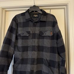 Billabong Heavy Lined Flannel Size Large