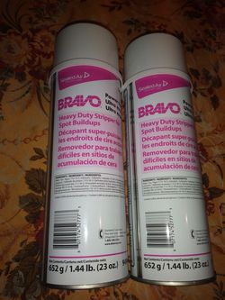 2 Bravo cans- 1.44Lb FOAM Spot Stripper by DIVERSEY