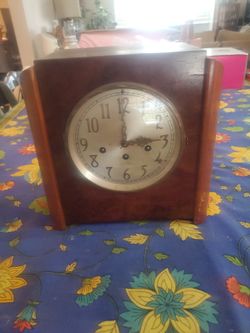seth thomas art deco mantel clock