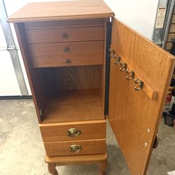 Vintage Savastano jewelry armoire. 