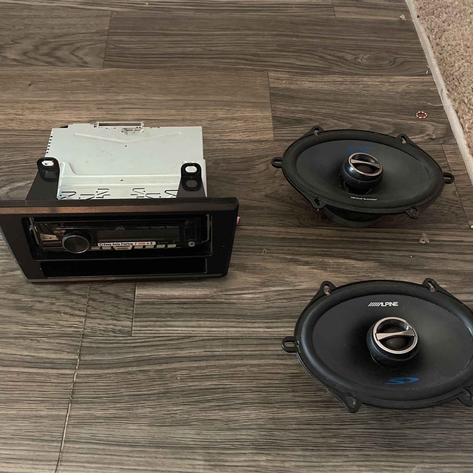 JVC BT STEREO and pair of S-S57