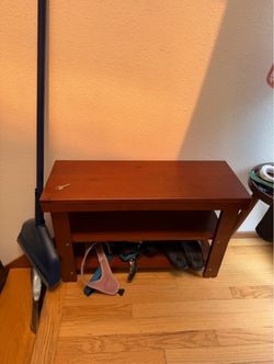 Wooden Shoe Rack & Entryway Bench