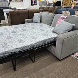 Same Day Delivery Service Payment Plan Available Ashley Altari Alloy Queen Size Sofa Sleeper Special 