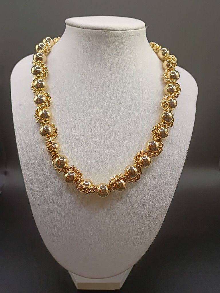 Collar De Oro Laminado Muy Buena Calidad No Oscurece Ni Mancha Tu Piel