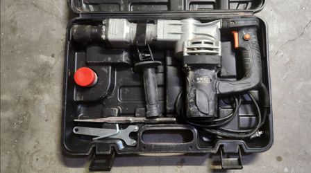Rotary Hammer Drill with Case and Accessories
