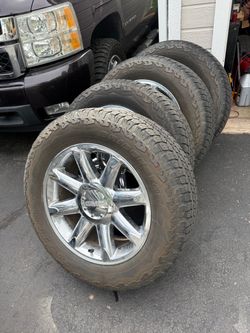 Chevy / gmc wheels with tires