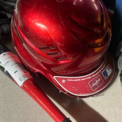 Kids Baseball Bat/helmet