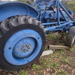 blue Ford 9N tractor