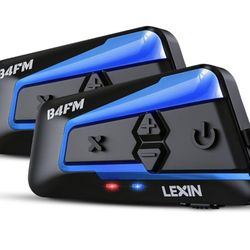 Motorcycle Bluetooth Headset. 2 pack. New, Unused in open box
