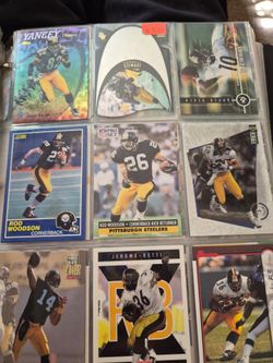 Multi-Team Vintage Football Cards - Peyton Manning, Barry Sanders & More (2000s, Mint)"