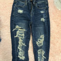 American Eagle Dark Wash Skinny Jeans