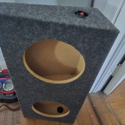 2 10" Shallow Subwoofer Box