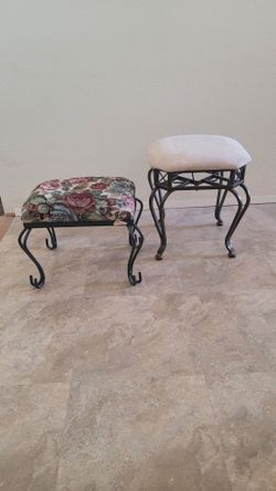 Vanity and footstool