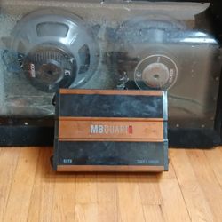 Speakers And Amp. For Sale Package Deal