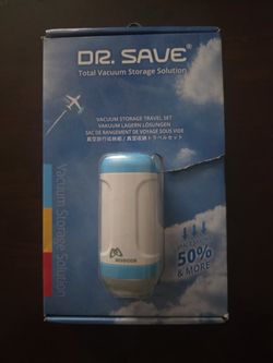 Dr. Save Vacuum Storage Travel Pump System Space Saving Vacuum Storage Kit