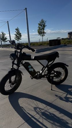 Fat Tire Electric Bike Moped Style Ridstar Q20 100 mileage