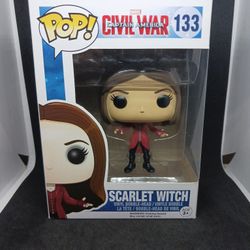 Civil War Captain America Scarlet Witch Pop! Vinyl Figure