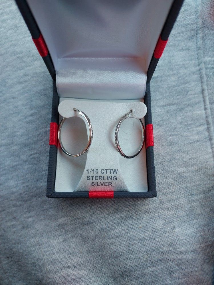 1/10 Cttw Sterling Silver