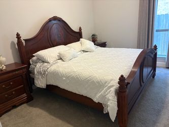 Solid wood bedroom set