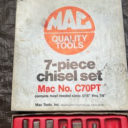 MAC Tools 7 Piece Chisel Set