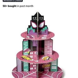 Ghost-Spider Cupcake Stands 