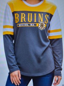 NWT- Girls Official Licensed by the NHL Bruins Long Sleeve T-shirt