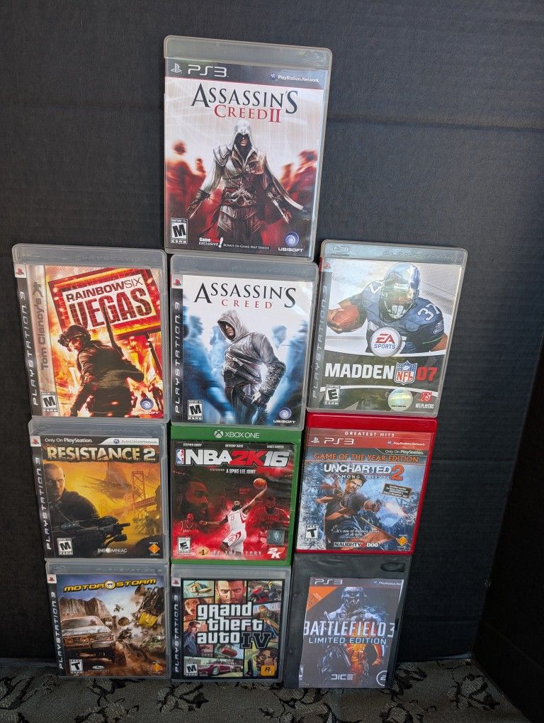PlayStation 3 Games And One Xbox One Lot