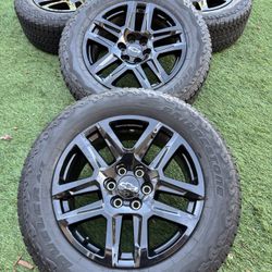 Chevy Silverado 1500 Stock Wjeels And Tires Gold Tires 90% Tread Life 