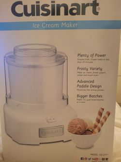 NEW ICE CREAM MAKER CUISINART